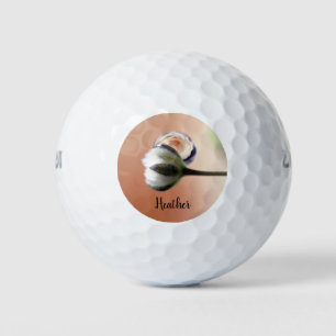 Balles De Golf Poser Rose Droplet Boules de golf personnalisées