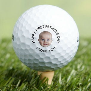 Balles De Golf Premier Papa pour la Première Fête des Pères Photo