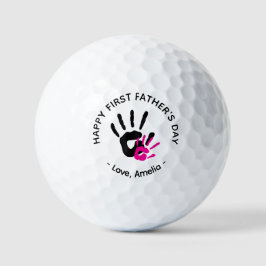 Balles De Golf Première Fête des pères - Empreinte personnalisée
