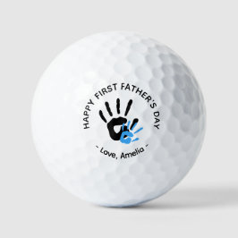 Balles De Golf Première Fête des pères - Empreinte personnalisée