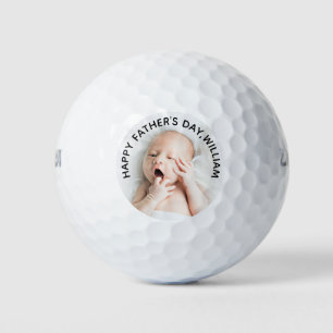 Balles De Golf Première Fête des pères photo personnalisée