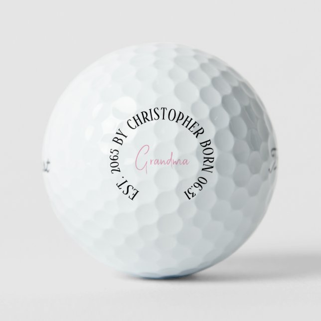 Balles De Golf Première fois Grandma Titleist Pro V1 (Recto)