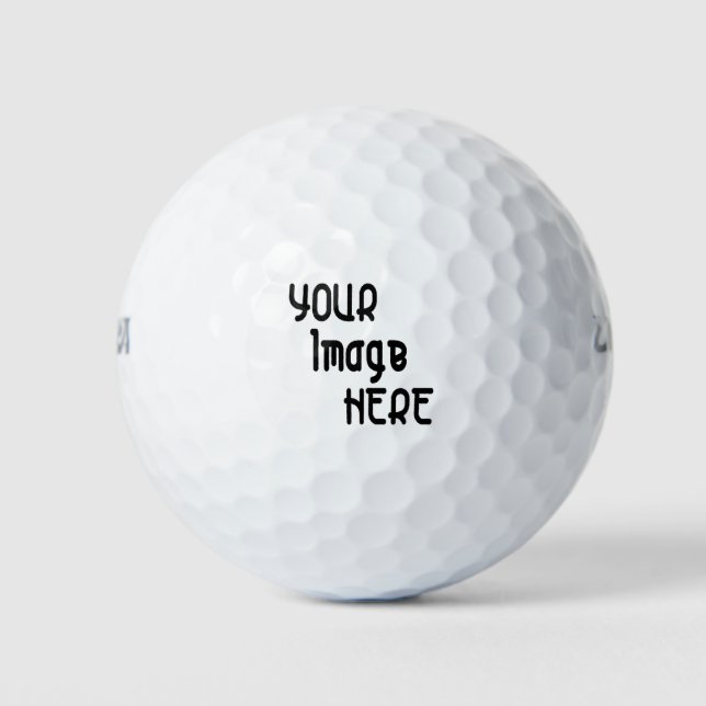 Balles De Golf Premium monogramme personnalisé gratuit (Devant)