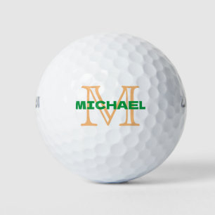 Balles De Golf premium monogrammed personnalisé NomMarque