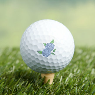 Balles De Golf Preppy Hydrangea Classic Floral Golf Balls