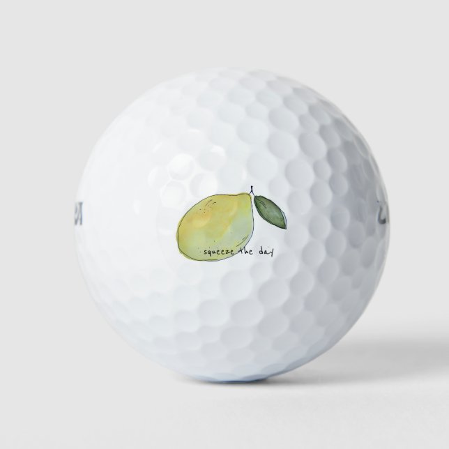Balles De Golf presser la tasse de citron du jour (Devant)