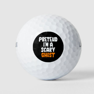 Balles De Golf Prétendre que je suis un fantôme effrayant Costume