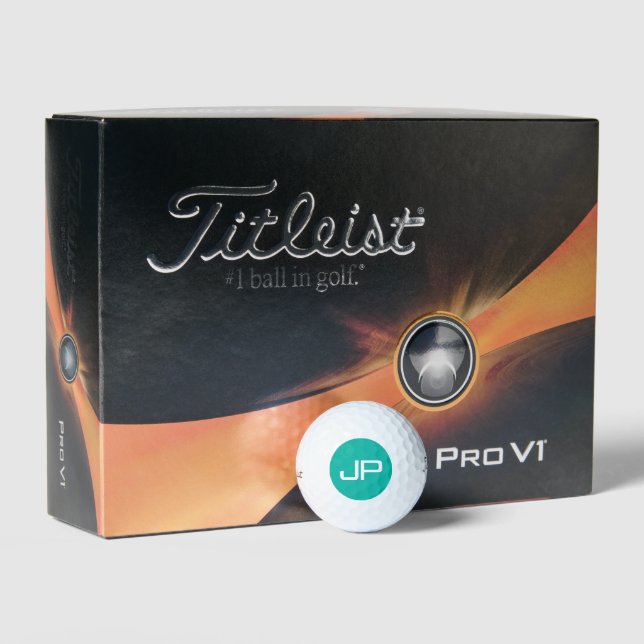 Balles De Golf Professionnel Moderne Titleist Monogramme Pro V1 T (Conditionnement)