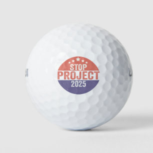 Balles De Golf Projet 2025 Trump American Patroitic USA Button