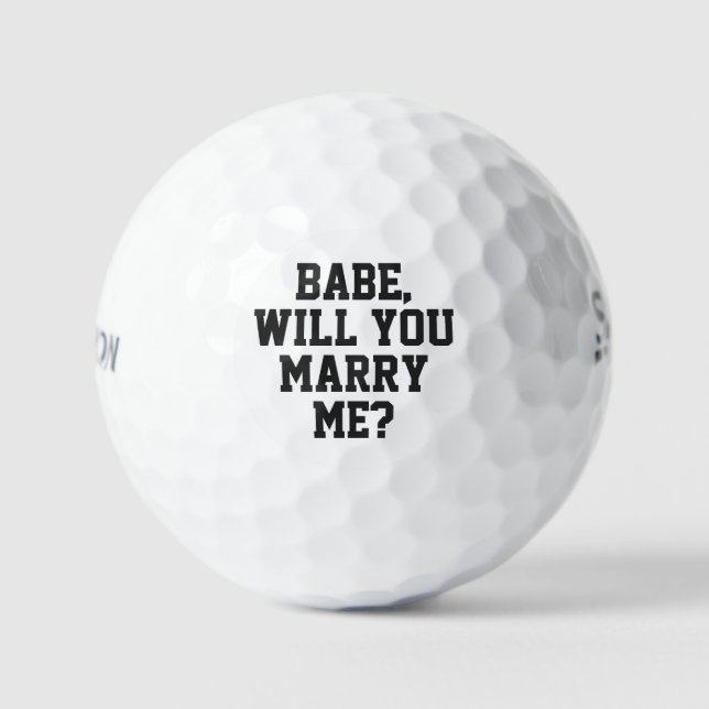 Balles De Golf Proposition de texte personnalisée (Recto)