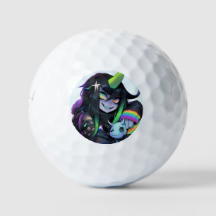 Balles De Golf Psycho mignon Monster Anime Girl