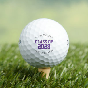 Balles De Golf Purple Classic Varsity Graduate Class Cadeau