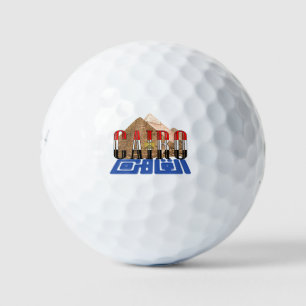 Balles De Golf Pyramides égyptiennes du Caire