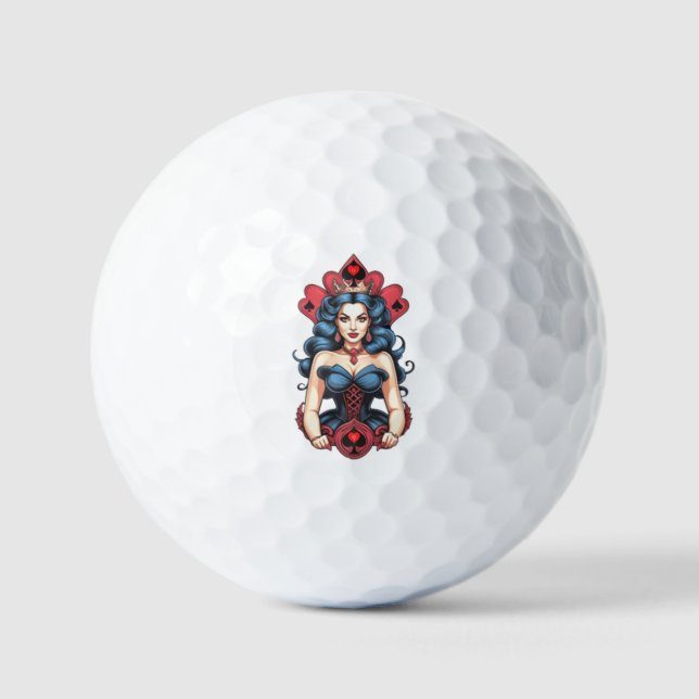 Balles De Golf Queen of Spades Thunder_Cove (Recto)