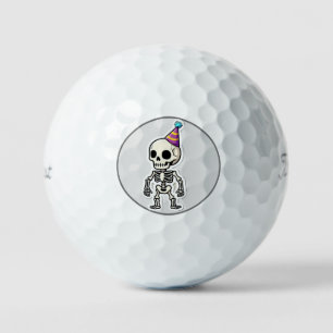 Balles De Golf "Quirky Skeleton Design"
