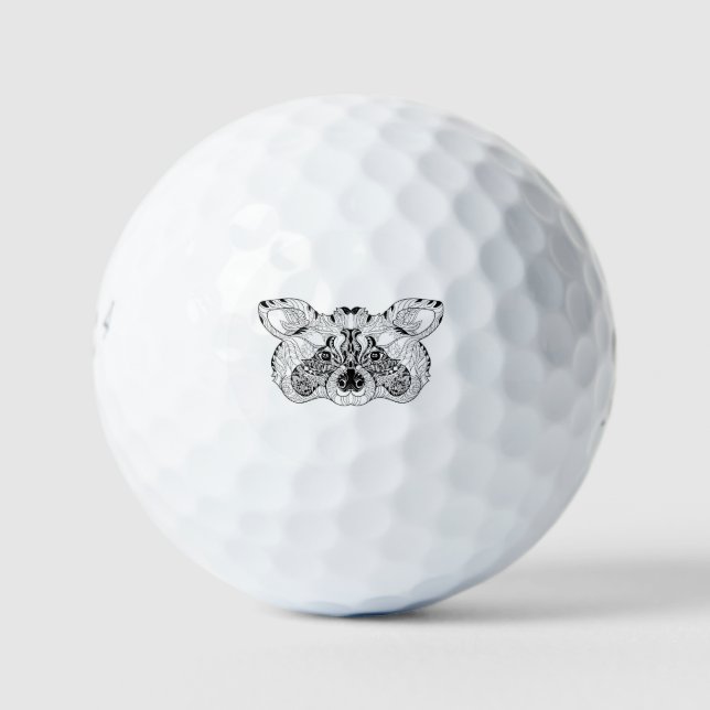 Balles De Golf Raccoon inspiré (Devant)