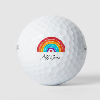 Balles De Golf Rainbow - Ajouter votre nom