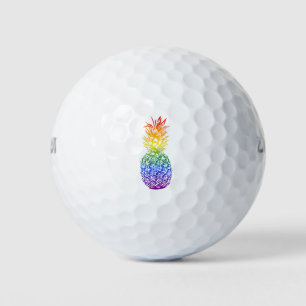 Balles De Golf Rainbow Pride Ananas LGBTQ