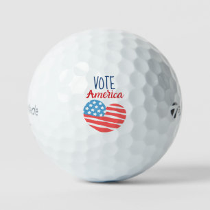 Balles De Golf Rappel de 'Voter pour l'Amérique' Fierté civique P