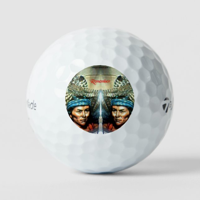 Balles De Golf Rappelez-Vous Les 12pk Taylor Made Golf Balls (Recto)