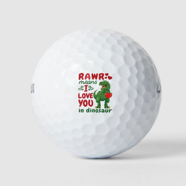 Balles De Golf Rawr Means (Devant)