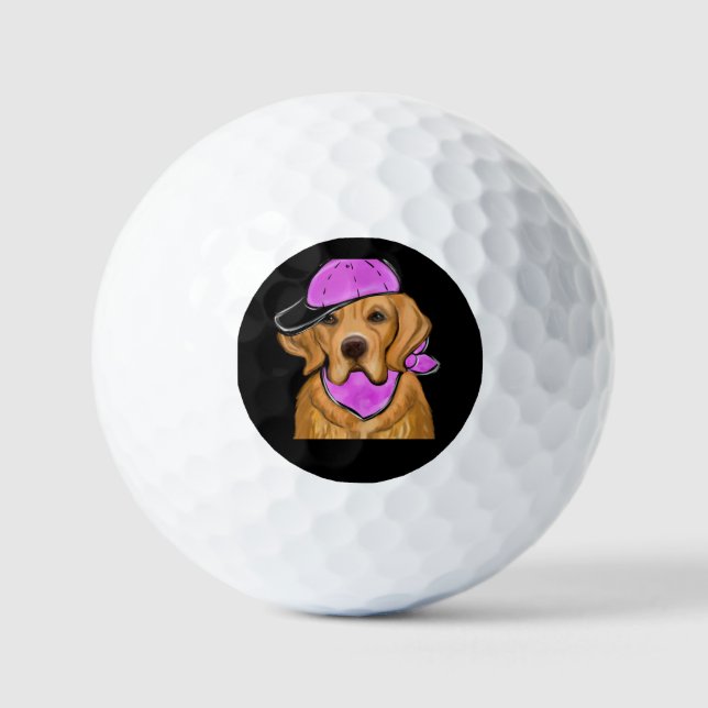 BALLES DE GOLF RÉCUPÉRATION D'OR (Recto)
