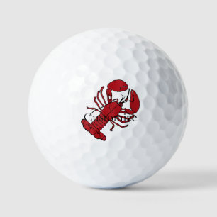 Balles De Golf Red Maine Lobster Thunder_Cove