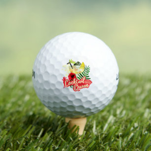 Balles De Golf Reine de Cocktail Vintage Poule Fête de Fiançaille