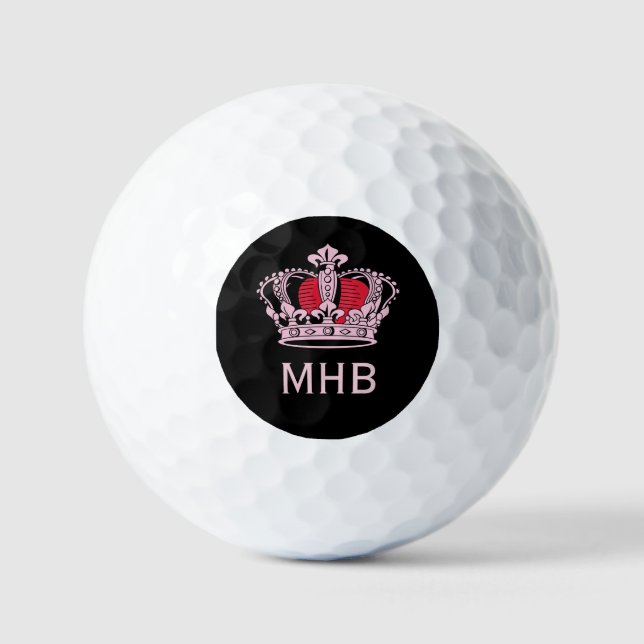 Balles De Golf Reine de golf personnalisée (Recto)