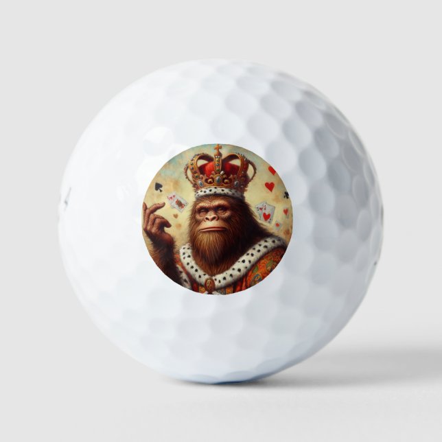 Balles De Golf Reine des Coeurs de Bigfoot (Devant)