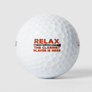 Balles De Golf Relax Le Joueur de Clarinette est Ici