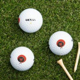 Balles De Golf Renard de vie - Rouge.