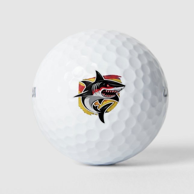 Balles De Golf Requin allemand (Devant)