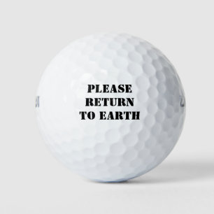 Balles De Golf Retour sur Terre