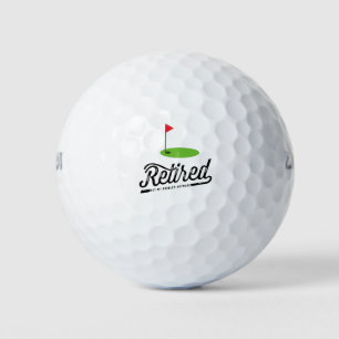 Balles De Golf Retraite de golf avec drapeau de golf Balls de gol