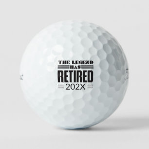 Balles De Golf Retraite La Légende A Retraité Personnalisé