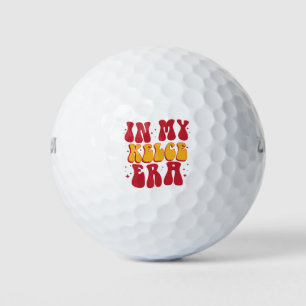 Balles De Golf Rétro Groovy Dans Mon Ère Kelce