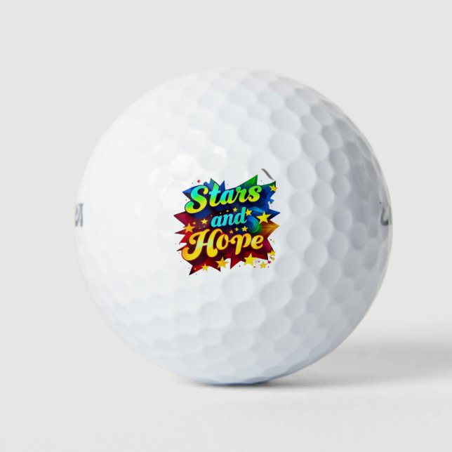 Balles De Golf "Rêves galactiques" (Devant)