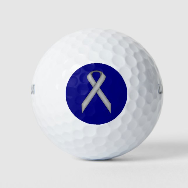 Balles De Golf Ribbon gris/gris standard par Kenneth Yoncich (Devant)