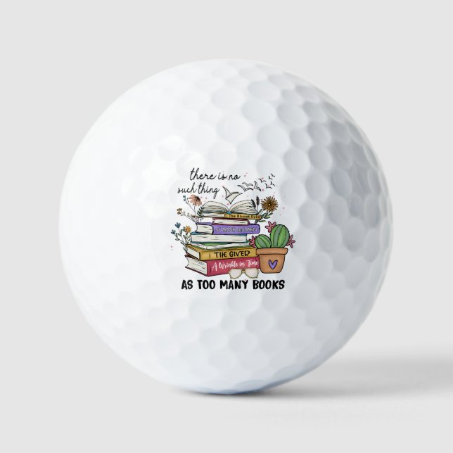 Balles De Golf Rien De Trop De Livres (Recto)
