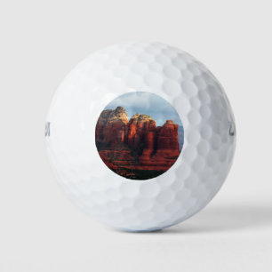 Balles De Golf Roche à café nuageux à Sedona Arizona