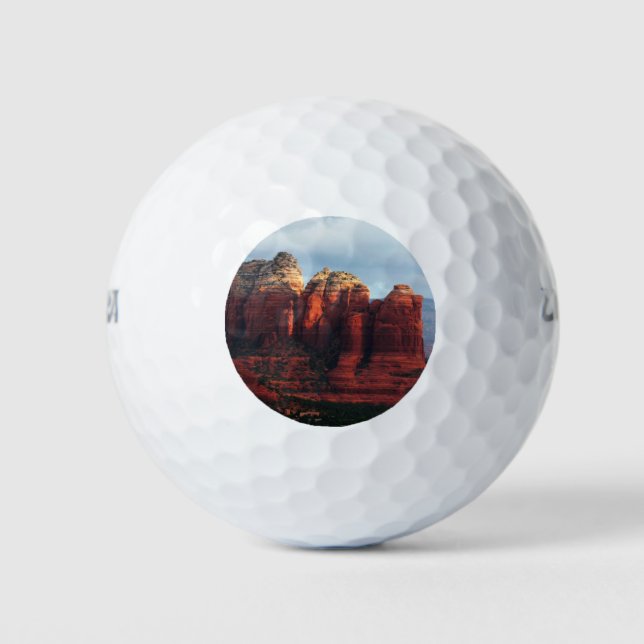 Balles De Golf Roche à café nuageux à Sedona Arizona (Devant)