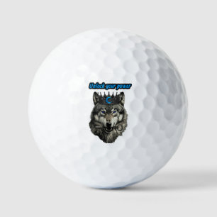 Balles De Golf roi loup libère ton pouvoir
