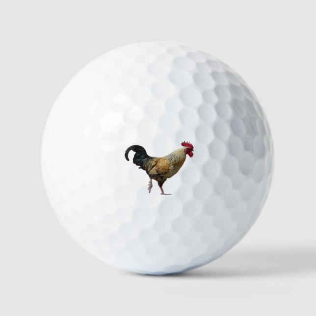 Balles De Golf Rooster Golf Ball (Recto)