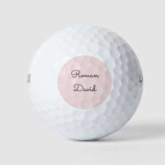 Balles De Golf Rose Sugar Pinkish personnalisé