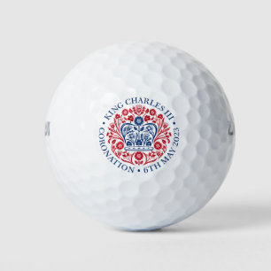 Balles De Golf Royaume-Uni III Charles Memorabilia Kings