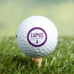 Balles De Golf Ruban de sensibilisation Lupus pourpre