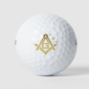 Balles De Golf Ruée d'or masonique