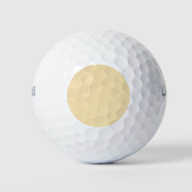 Balles De Golf Sable de bananier jaune (Devant)