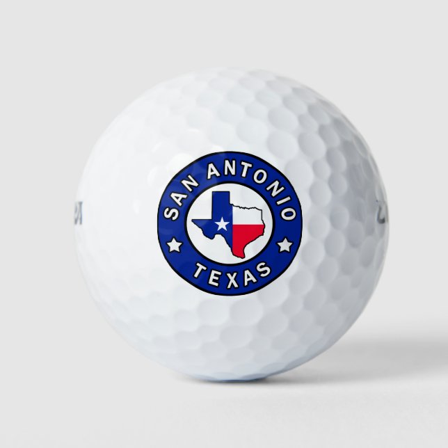 Balles De Golf San Antonio Texas (Devant)